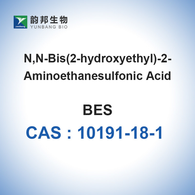 10191-18-1 BES Ανεξάρτητο οξύ N,N-Bis ((2-υδροξυαιθυλικό)-2-αμινοαιθανουλφονικό οξύ