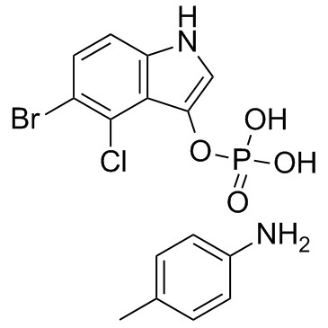 Άλας π-Toluidine φωσφορικού άλατος 5-Bromo-4-χλωρο-3-Indolyl BCIP cas6578-06-9