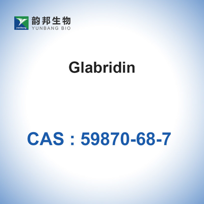 CAS 59870-68-7 Γλαβριδίνη 98% καλλυντικές πρώτες ύλες C20H20O4