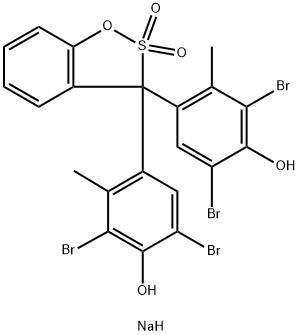 CAS 62625-32-5 Bromocresol Πράσινο αλάτι νατρίου αντιδραστήρας ACS, περιεκτικότητα σε βαφή 90%