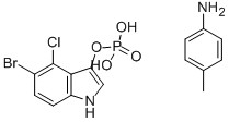 CAS 6578-06-9 αλάτι p-τολουϊδίνης 5-βρωμο-4-χλωρο-3-ινδολυφωσφορικού, αλάτι p-τολουϊδίνης BCIP, αλάτι p-τολουϊδίνης X-φωσφορικού
