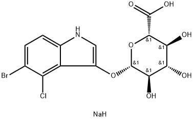 CAS 129541-41-9 5-βρώμιο-4-χλωρο-3-ινδολυ-β-Δ-γλυκουρονίδιο Αλάτι νατρίου,X-GlcA/X-γλυκό
